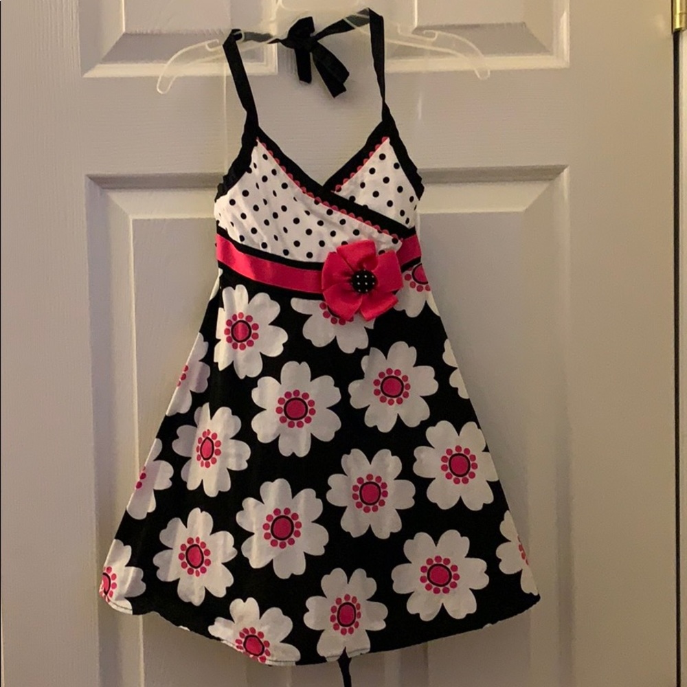 Little girl's halter dress